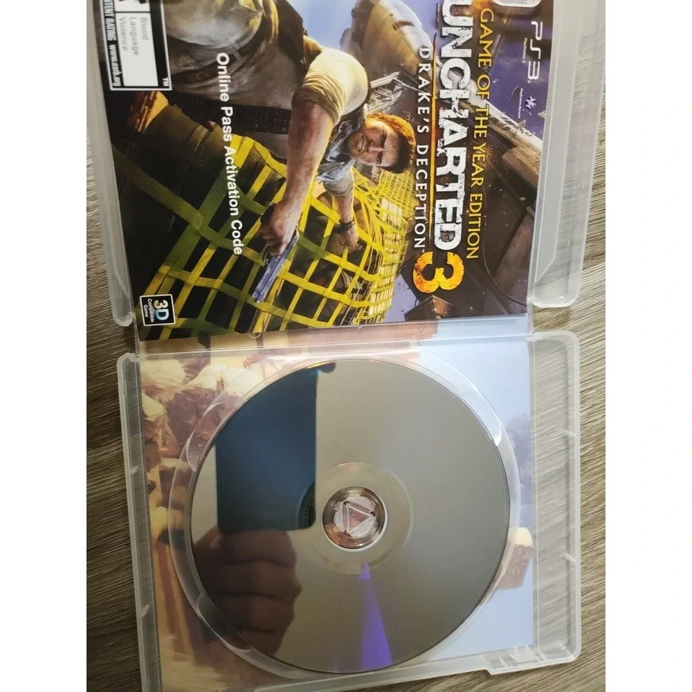 Uncharted 3 Drakes Deception Sony PlayStation 3 PS3 Tested Working